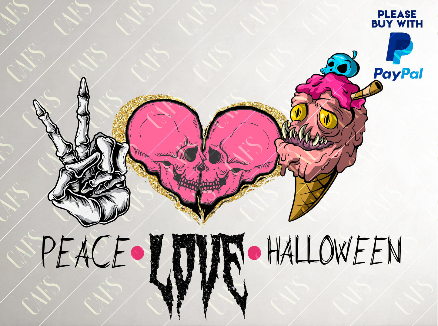 Peace Love HALLOWEEN Design Peace Love Halloween PNG Design Png Halloween PNG Halloween sublimation Peace Love Halloween Digital Design Png