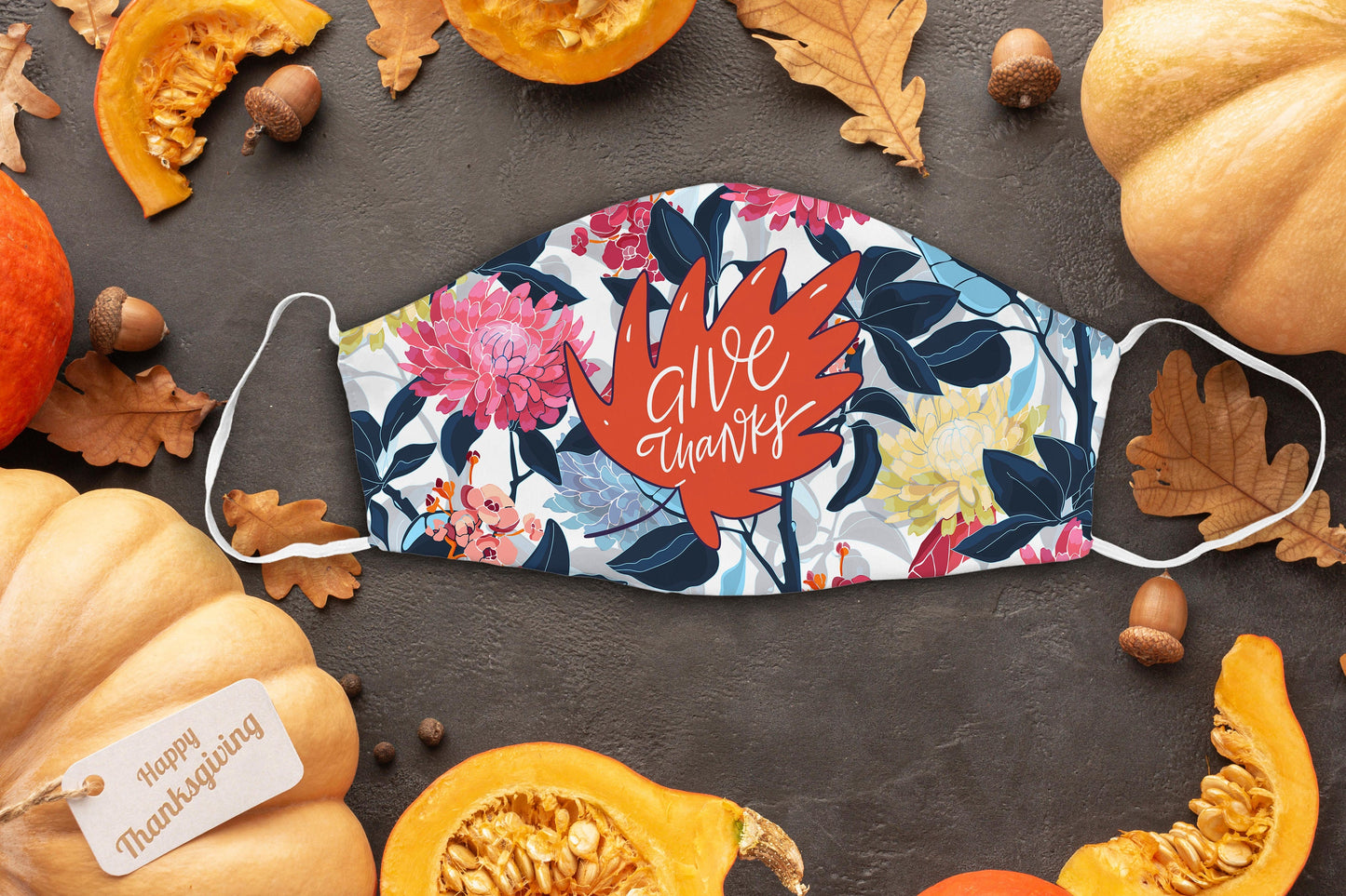 10 Thanksgiving Day Face Mask Designs Facemask Sublimation Design Template Png Design