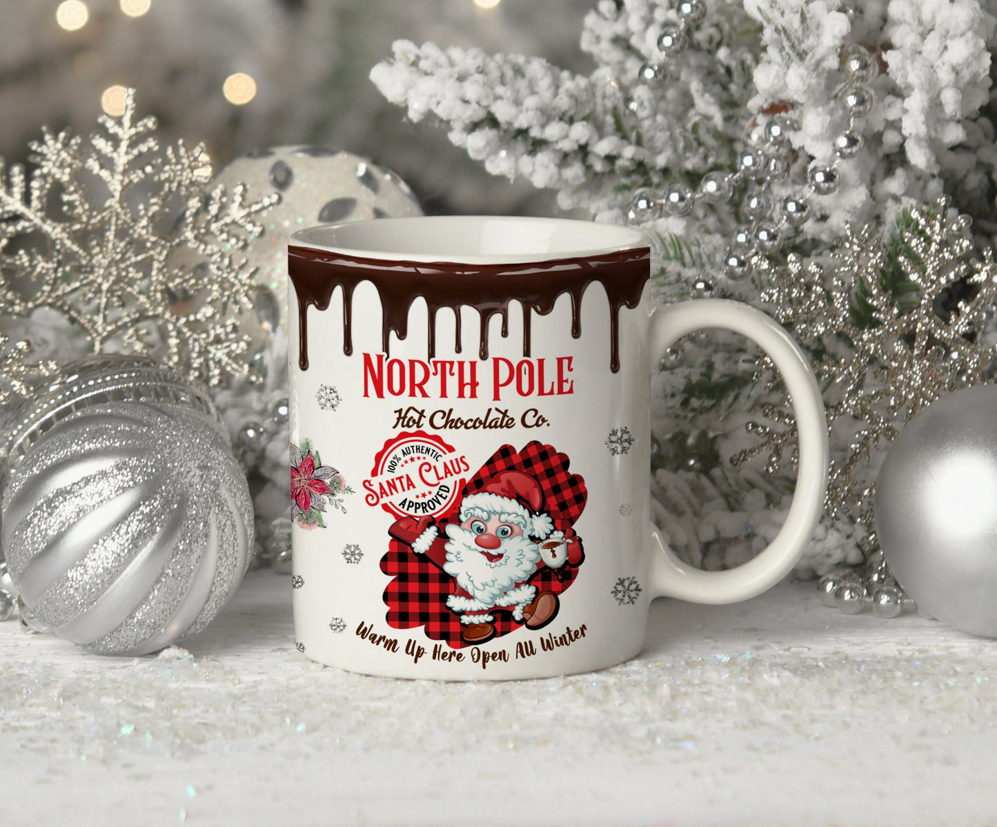 North Pole Hot Chocolate PNG Design North Pole Hot Chocolate Sublimation Design North Pole Hot ChocolateTumbler design North Pole Mug Design