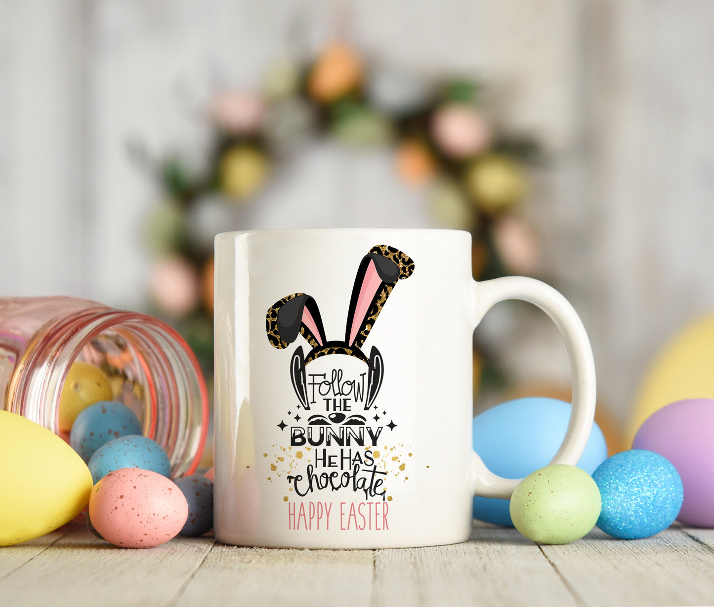 10 Easter Mug Template Designs for Sublimation Printing Happy Ester Mug Easter Mug Easter Sublimation tempalte design