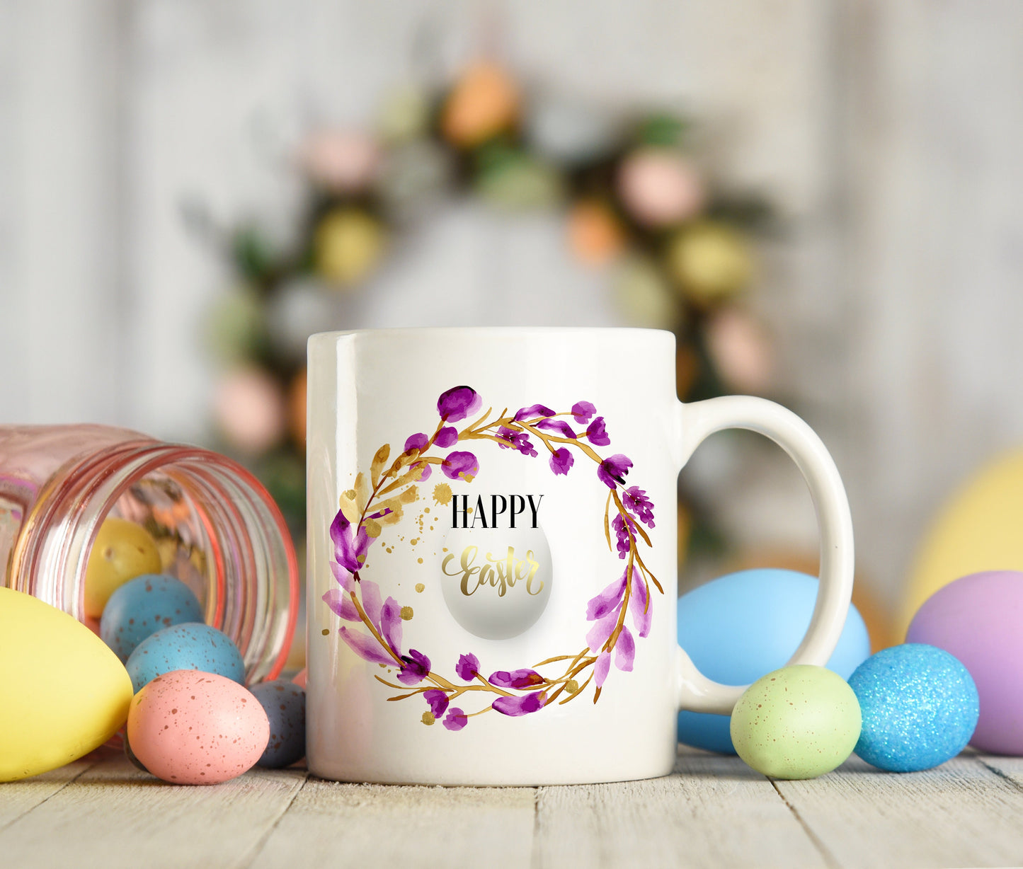 10 Easter Mug Template Designs for Sublimation Printing Happy Ester Mug Easter Mug Easter Sublimation tempalte design