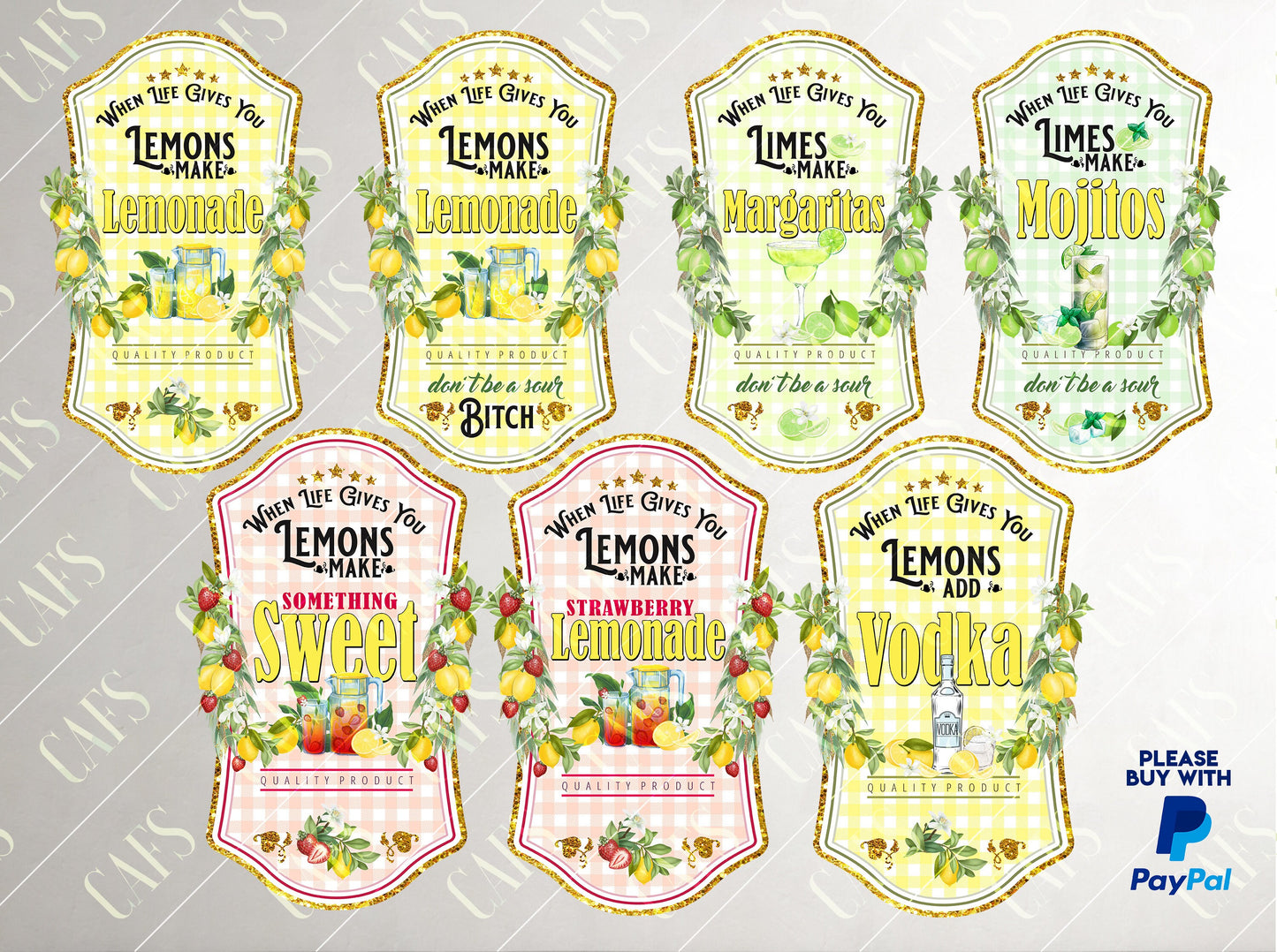 Sublimation Design Lemonade design PNG Summer Lemonade Design Lemonade Label tumbler PNG Sublimation Lemonade Digital Download Sublimate PNG