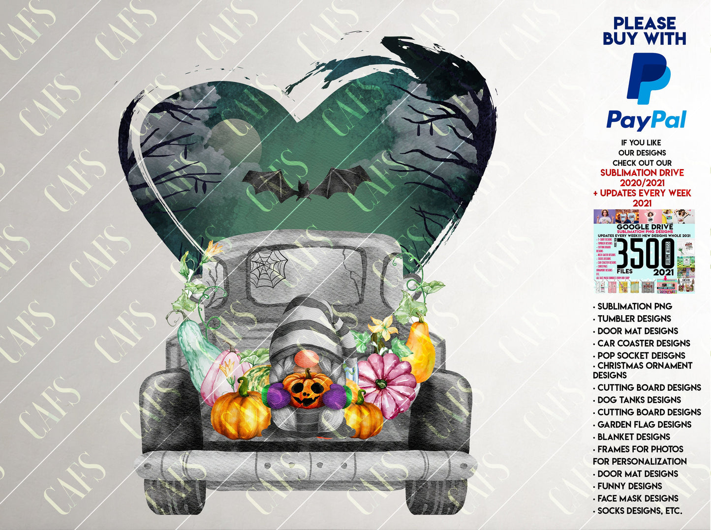 Halloween Truck PNG Halloween Sublimation Designs Downloads Halloween PNG Halloween Digital Download Gnome Halloween t-shirt design Truck