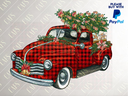 Christmas Vintage Truck  Png Sublimation Design Christmas Png Christmas Digital Design PNG Sublimation Design PNG Christmas Digital Png