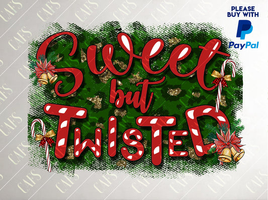 Christmas Sweet and Twisted Png Sublimation Design Merry Christmas Png Christmas Digital Design PNG Sublimation Design PNG Christmas Png