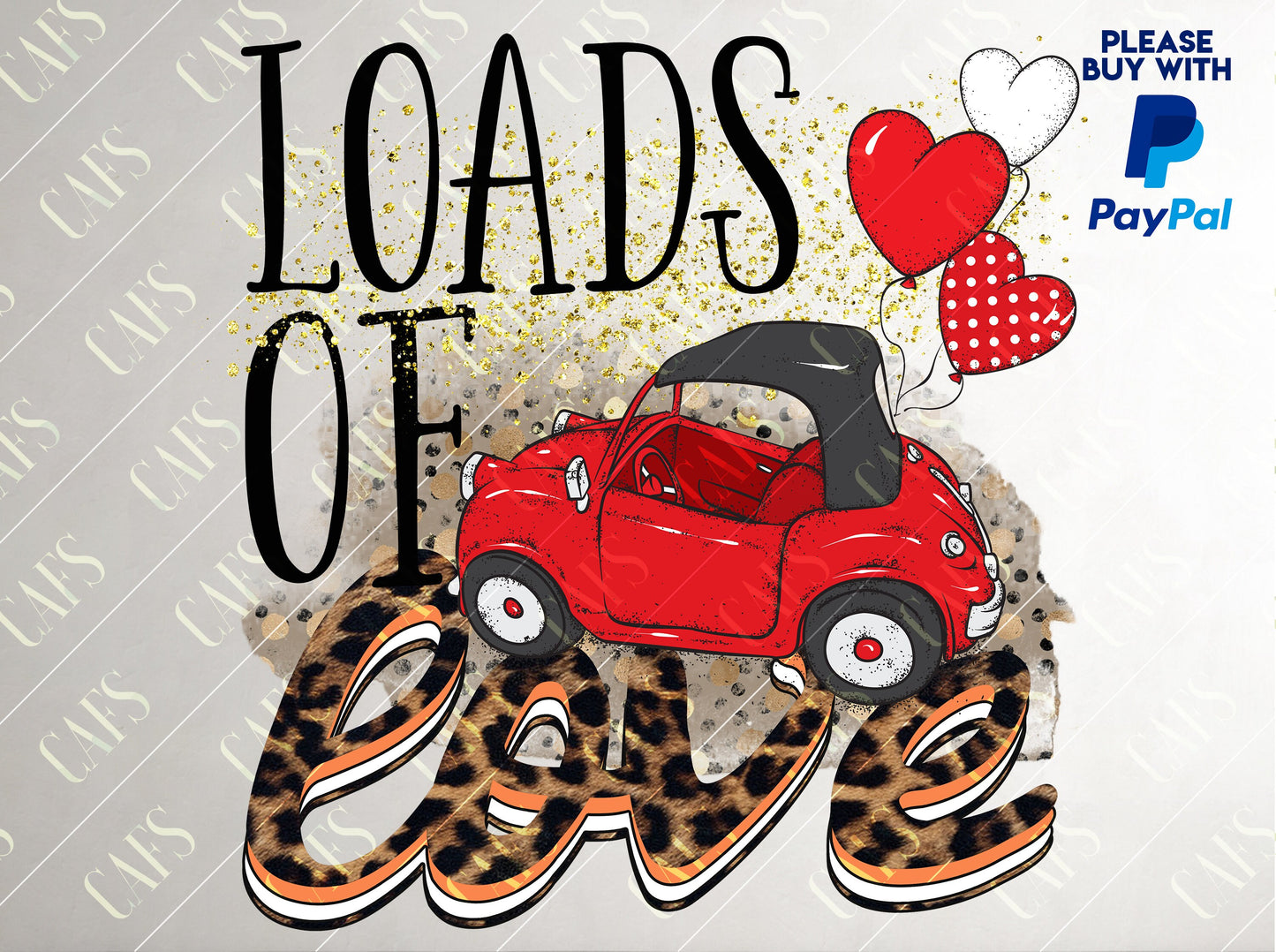 Valentine's Day Sublimation Loads of Love truck PNG Valentines Digital Valentines Day Digital Design Love Truck PNG Valentine Love Truck