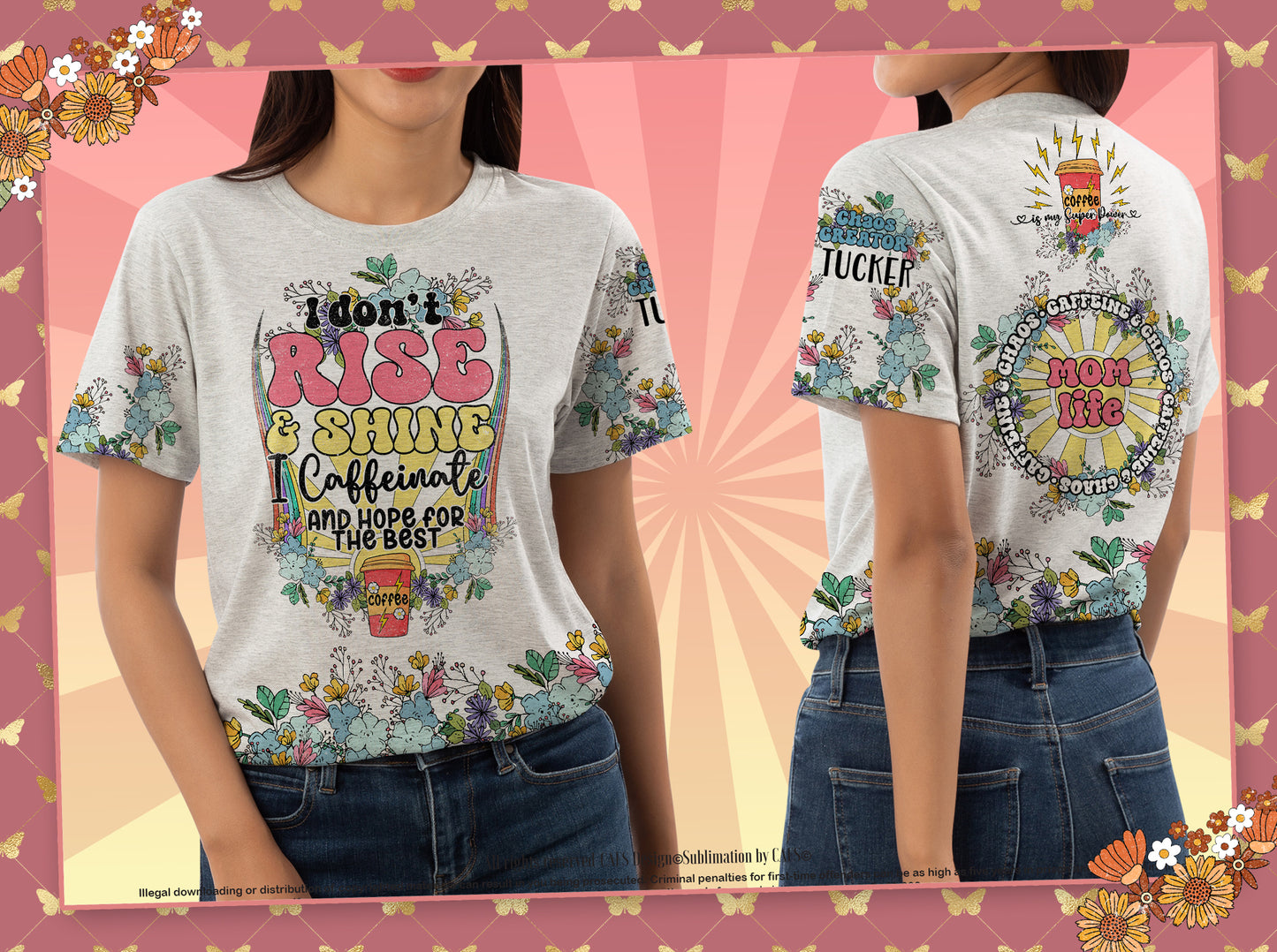 Mother's Day Exclusive Limited Edition Png Sublimation Digital Designs Dtg and Dtf Designs